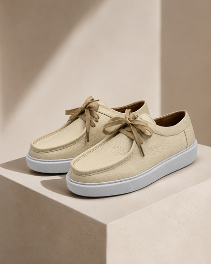 Derby Cuir Grainé Plateforme