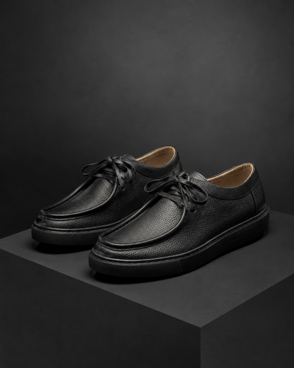 Derby Cuir Grainé Plateforme