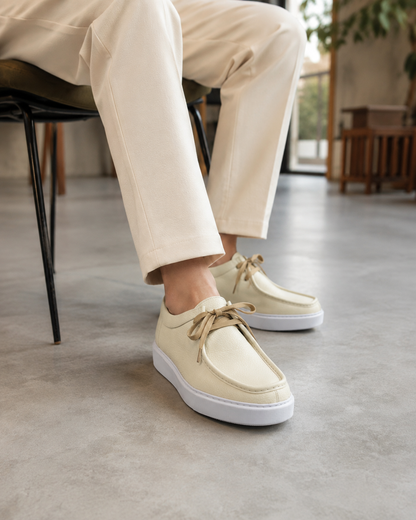 Derby Cuir Grainé Plateforme