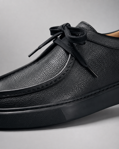 Derby Cuir Grainé Plateforme